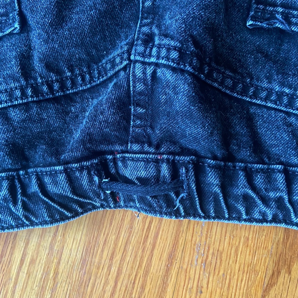 Urban Outfitters BDG Poppy Denim Drawstring Short – Black size XXXL Plus Size - Picture 6 of 8
